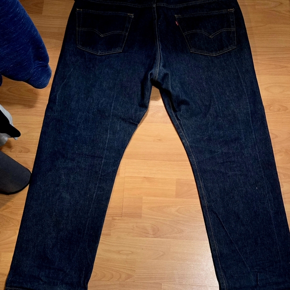 Men's Dark Blue Jeans - Picture 2 of 6